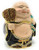 Kubla Craft Enameled Buddha Trinket Box Accented with Austrian Crystals