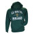 Guinness Pullover Hoodie With Guinness Logo   Ireland Print Forest Green Colour Medium