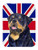 Caroline's Treasures Rottweiler with English Union Jack British Flag Mouse Pad/Hot Pad/Trivet (SS4966MP)