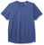 adidas Mens Training 3-Stripes Short Sleeve Tee HEAT_RDY Tech Indigo Large