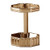 nu steel Glitz Gold Toothbrush Holder by The Tatara Group