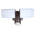 Utilitech 180-Degree 2-Head Bronze Integrated LED Motion-Activated Flood Light with Timer