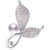 RAINBOW BOX Brooches for WomenLeaf Pearl Brooch with Swarovski Crystal Jewelry Womens Brooches   Pins
