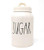Rae Dunn by Magenta SUGAR Canister wLid beige black LL