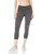 Calvin Klein Womens Crop Tight with Power Mesh Piecing Sweats Heather Small