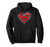 Superman Hardcore Noir Shield Pullover Hoodie