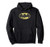 Batman Retro Bat Logo Distressed Pullover Hoodie