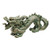 Design Toscano EU9306 Asian Dragon of the Great Wall Garden Statue Medium 21 Inch Polyresin Bronze Verdigris Finish