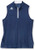 adidas Golf Gradient Zip Sleeveless Polo Shirt Tech Indigo X-Small