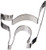 Fox Run Black Cat Cookie Cutter - 3"