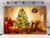 Kate 7x5ft Christmas Tree Photography Prop Backdrops Bear Socks Photo Background Studio Booth Prop Christmas Backdrop for Photography(with Pocket)