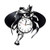 Kovides Gotham Birthday Gift Idea for Man Batman Wall Clock Movie Original Home Decor for Fan DC Comics Handmade Clock 12 Inch Batman Vinyl Record Wall Clock