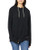 Volcom Juniors Lil Pullover Fleece Hoody Sweatshirt Black Extra Large