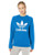 adidas Originals Womens Trefoil Crewneck Sweatshirt Blue Bird Small adidas Originals Womens Trefoil Crewneck Sweatshirt Blue Bird Small
