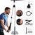 Fitness LAT and Lift Pulley System Home Gym Equipment Pulley Cable Machine Attachements for Lat Pulldown Machine with Loading Pin Straight Bar for Triceps Pull Down Biceps Curl Back Shoulder