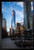 World Trade Center New York City NYC at Sunset Photo Black Wood Framed Art Poster 14x20