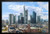 Frankfurt Germany Skyline City Buildings Photo Black Wood Framed Art Poster 20x14