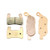 SYUU Motorcycle Front Rear Severe Duty Sintered Metal Brake Pads for Harley Davidson FLSTFFLSTFB Fat Boy LO FXSB Breakout 2015-2017 FA296F FA458R