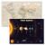 2 Pack - Solar System Poster for Kids  and  Antique Style World Map Chart Laminated 18 x 24