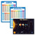 3 Pack - Addition  Subtraction Math Poster Set  Solar System Chart for Kids Laminated 18 x 24