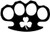 MAF - Irish Brass Knuckles 1 Pack Vinyl Decal Black - Car Truck Laptop Windows Walls Laptop Graphic Sticker