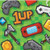 Creative Converting Video Game Party Napkins 5 Multicolor