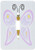 3dRose LLC lsp-119221-1 Kids Pink N Violet Butterfly Single Toggle Switch
