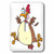 3dRose lsp-103886-1 Crazy Chicken Hen Cartoon Single Toggle Switch Multicolor
