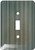 3dRose lsp-111646-1Light and Dark Turquoise Vertical Stripes Single Toggle Switch Multicolor