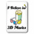 3dRose lsp-104702-1 I Believe In 3d Movies Single Toggle Switch Multicolor