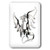 3dRose LLC lsp-12614-1 Dragon W - Single Toggle Switch