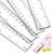 12 Inch Rulers for Kids 4PCS Straight Ruler with 1PCS Soft Ruler 30CM Clear Ruler with Centimeters and Inches Easy to Read  and  Flexible Plastic Measuring Tools for Student Kids School Supplies