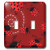 3dRose lsp-61128-2 Ladybug Pattern Double Toggle Switch