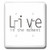 3dRose lsp-79162-2Live in the Moment-Inspirational Words Double Toggle Switch