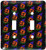 3dRose lsp-55011-2 PATTERN Halloween jack o lantern 2 Toggle switch