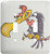 3dRose lsp-104020-2 Funny Buzzard Cartoon Double Toggle Switch