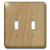 3dRose lsp-41592-2 Beech Wood Double toggle switch