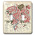 3dRose lsp-43680-2Map Of Rome Toggle Switch