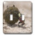 3dRose lsp-72690-2 Namibia Etosha NP Dung Beetle insect Double Toggle Switch