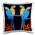 3dRose pc-3213-1 Blue Gold Macaws-Pillow Case 16 by 16