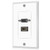 HDMI VGA Component Composite Audio Video Wall Plate