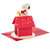 Hallmark Paper Wonder Peanuts Pop Up Valentines Day Card Snoopy and Woodstock