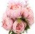 Duovlo Springs Flowers Artificial Silk Peony bouquets Wedding Home Decoration,Pack of 1 (Spring Light Pink)