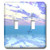 3dRose lsp-24370-2 Cross In Clouds with Dove Double Toggle Switch