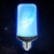Flame Light Bulb Blue 99 LED 6W 4 Modes E26E27 Base Flickering Fire Light Bulbs with Gravity Sensor LED Flame Effect Light Bulbs for Halloween Christmas Indoor Outdoor Decorations 1 Pack