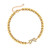 Hidepoo Bead Initial Bracelet for Women 14K Gold Plated Beaded Bracelets Cubic Zirconia Letter K Initial Bracelets Womens Gold Jewelry for Girls