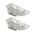 iThird Solar Motion Sensor Light Outdoor Solar Powered Security Lights Motion Activated Wider Lighting Area for Backyard Patio Deck 16 LED 2 Pack