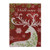 Evergreen Flag Garden Flag 12_5 x 18 Inches Double Sided Outdoor Safe Holiday Welcome Flag for Gardens and Yards Christmas Deer Silhouette Garden Suede Flag