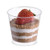 6 Oz_ Clear Plastic Mousse Cups - High Transparency 180ml Disposable Polystyrene Cup BPA-Free Hard Plastic PS Dessert Cups Clear 6oz Mousse Cup