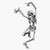 Dancing Skeleton Having Fun Sticker Vinyl Waterproof Sticker Decal Car Laptop Wall Window Bumper Sticker 5